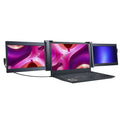 Anself 13.3 inch Portable Triple-screen  Laptop Expansion Screen 1920*1080 Resolution Easy Installation for 13.3-16.5 inch Laptop