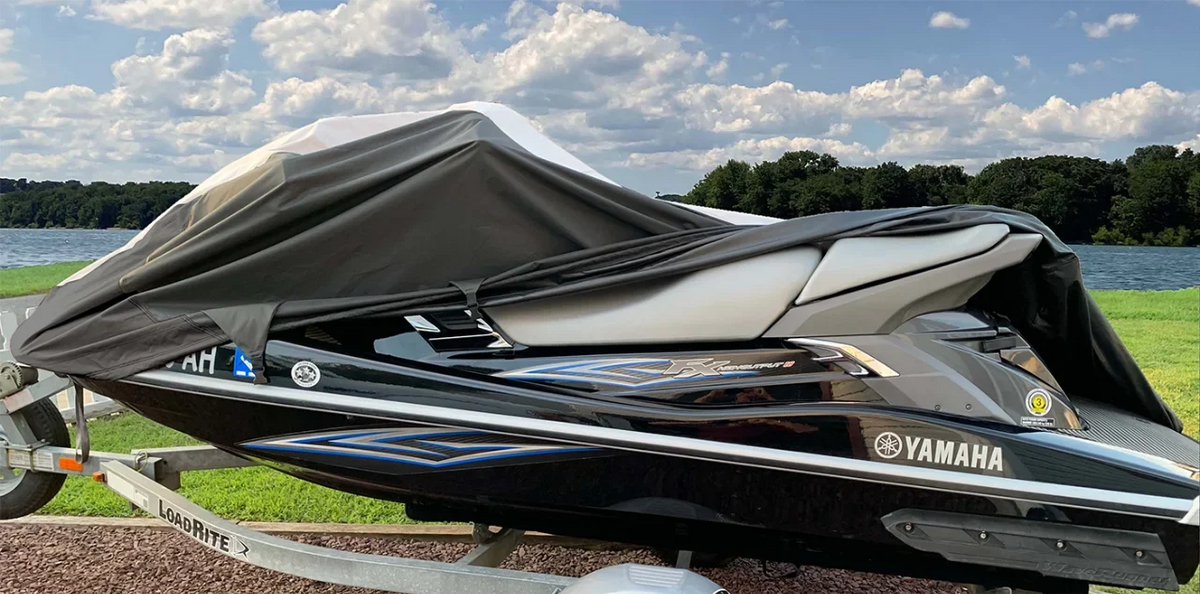SUPER HEAVY-DUTY PWC 600D JET SKI protector matching for Sea Doo Sea-Doo Bombardier GTX Supercharged 2005