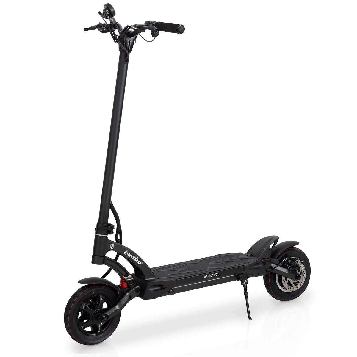 Kaabo Electric Scooter for Adults Mantis 10,High Performance Comfort Scooter with 25 Miles Range,Max Speed 19 MPH, Max Gear motor 500W,10 inch Wheels Black