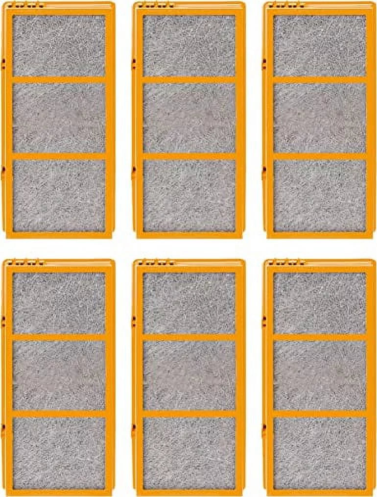 3-in-1 True HEPA Activated Carbon Air Filter Replacement suitable with Holmes AER1 Smoke Grabber AER1 HAPF30AS-U4R Air Purifier - 1.2” x 10” x 4.6”, 6 Pack