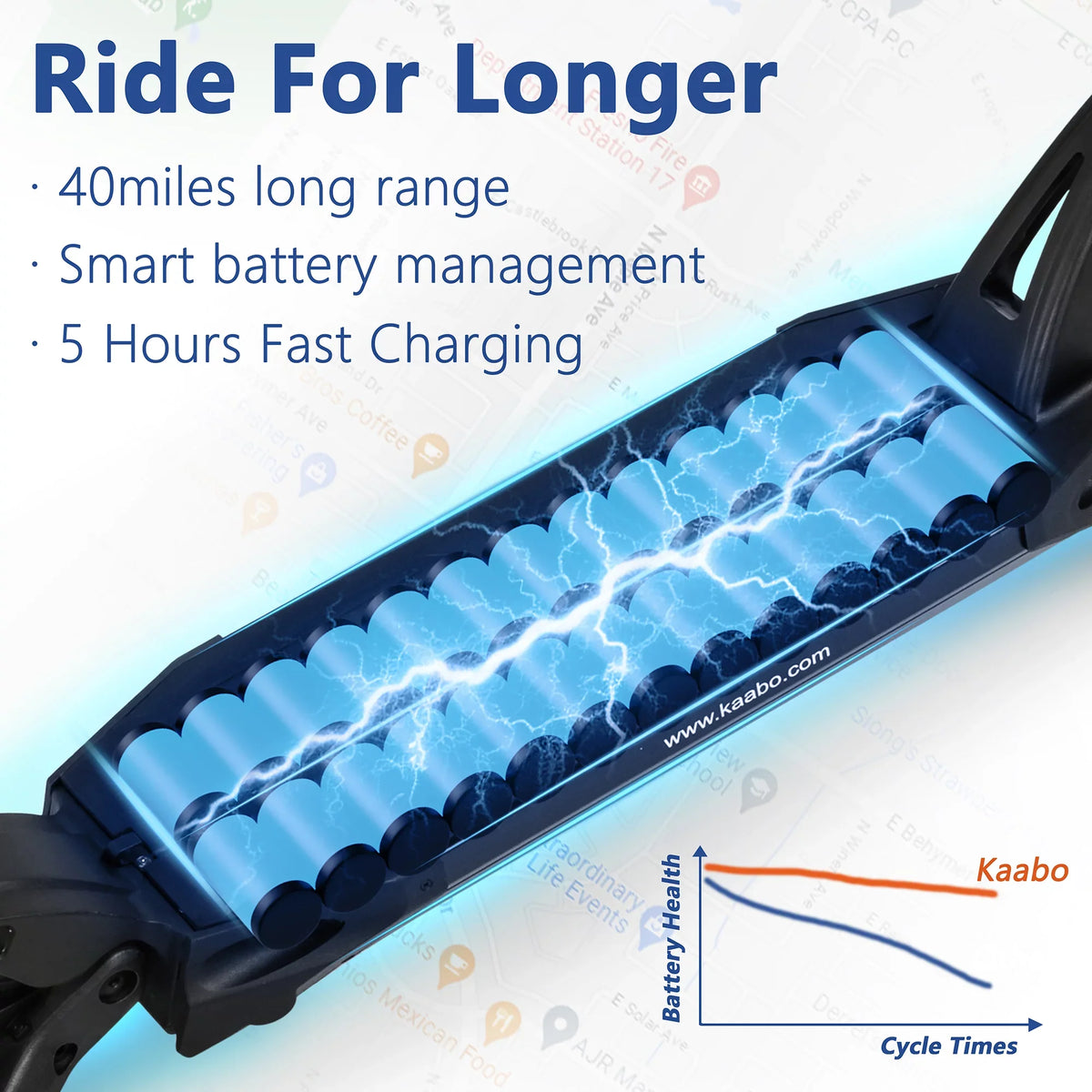 Kaabo Electric Scooter for Adults Mantis 10,High Performance Comfort Scooter with 25 Miles Range,Max Speed 19 MPH, Max Gear motor 500W,10 inch Wheels Black