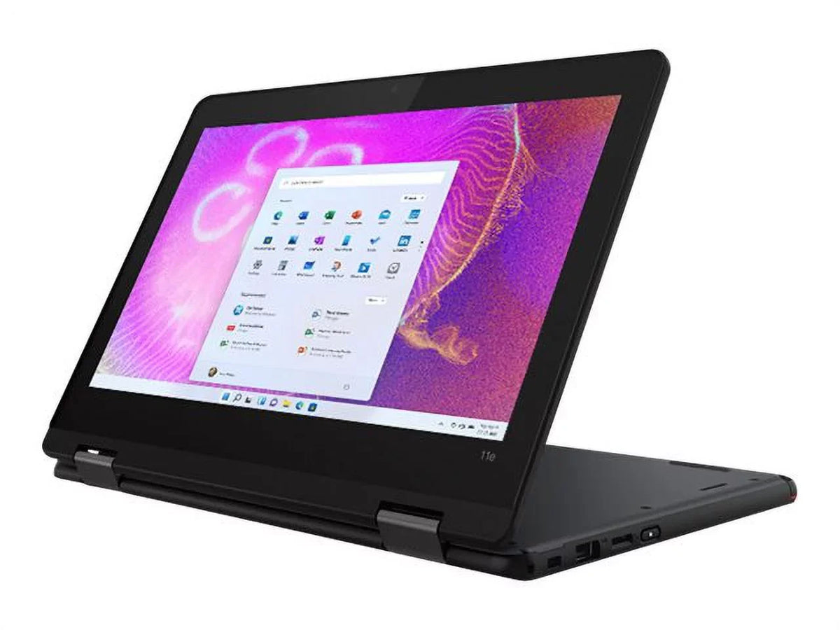 ThinkPad 11e Yoga Gen 6 20SF - Flip design -  Core m3 8100Y / 1.1 GHz - Win 10 Pro 64-bit - UHD Graphics 615 - 4 GB RAM - 256 GB SSD NVMe - 11.6" IPS touchscreen 1366 x 768 (HD) - Wi-Fi 5 - black - kbd: US