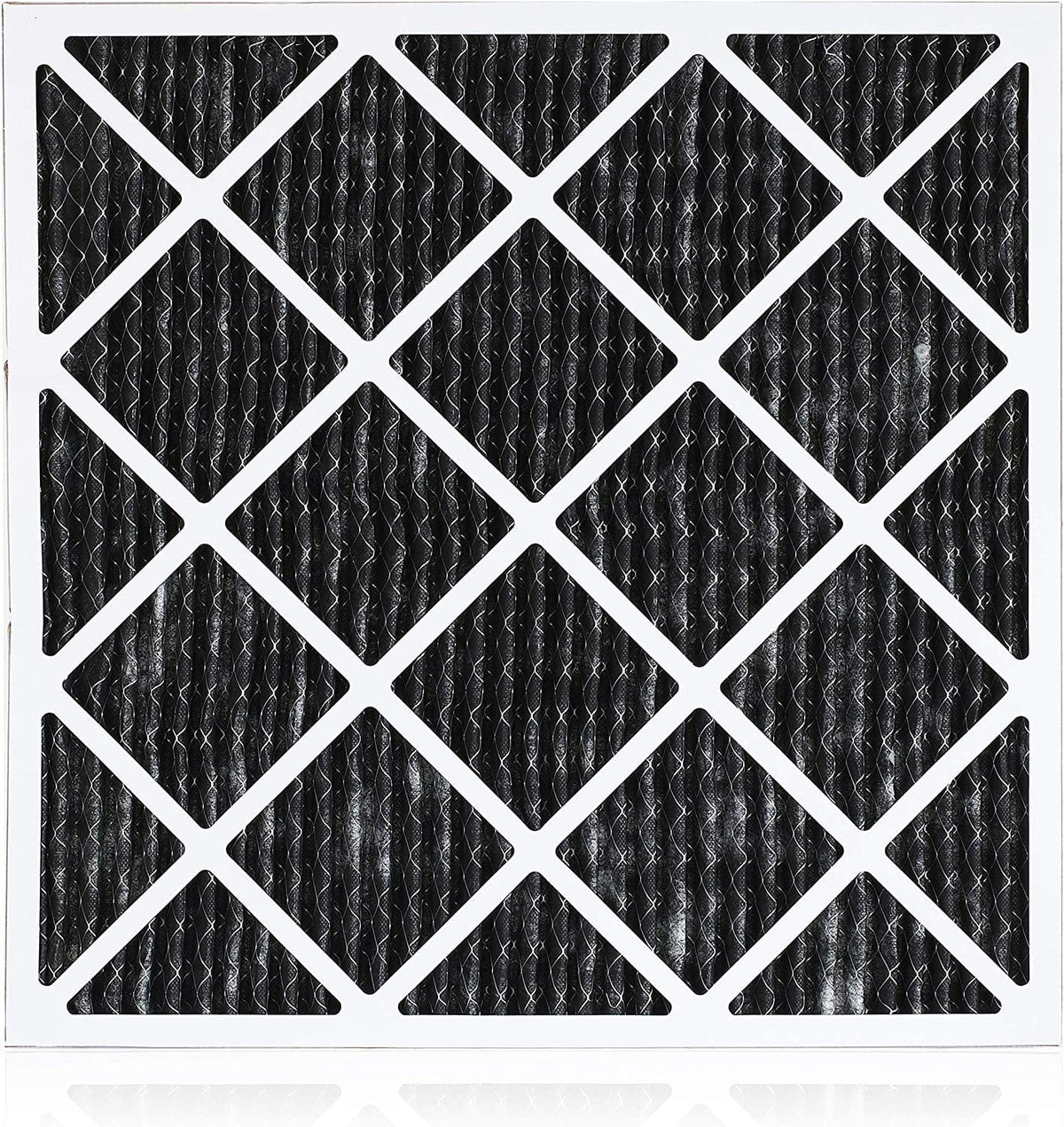 Filterbuy 16x18x1 MERV 8 Odor Eliminator Pleated HVAC AC Furnace Air Filters with Activated Carbon (3-Pack)